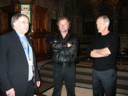Rev MacQuarrie, Alistair Fraser and Bruce Molsky
