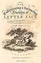 Titlepage, with engraving, of a book for children, The Entertaining and Instructing History of Little Jack, c 1818 (Sp Coll Bh13-c.28) Links to book of the month article.