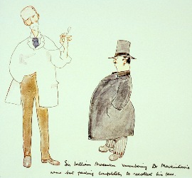 Dr Macewen by OH Mavor, courtesy of Medical Illustraion Services, Glasgow Royal Infirmary