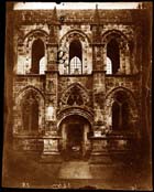 The façade of Roslin Chapel; follow link for more information on this photograph
