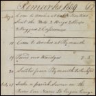 The seventeenth page from Andrew Service's logbook recording events on board HMS Medusa. This page, dated 1808, covers the period from 2nd May 1809 to 24th December 1809, and begins with HMS Medusa in France before returning to Plymouth and then back to France.  (GUAS Ref: UGC 182. Copyright reserved.) 