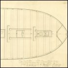 Upper deck plan of HMS Medusa, dated 1800.  Scale is 1:48.  (Image courtesy of the National Maritime Musuem, Plan Ref: ZAZ2969, Image Ref: J5895.  Copyright reserved.) 
