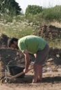 Excavating pits at Pauli Stincus