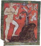 Doghead, Wonders of the East, Cot. Tib. B.V. F.80 (c.1050)