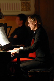 Pianist Karen MacIver improvising live to The Forty Thieves (1937), Pavilion Theatre Glasgow 
	
