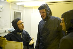 Michael Moore visits Nanofabrication Centre