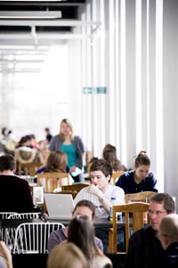 Students, Fraser Building