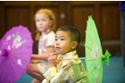 Little boy with parasol