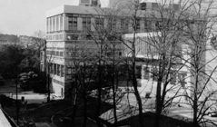 Queen Margaret  or QM Union building in the 1960s, with permission of Glasgow University Archive Services