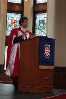 Anton Muscatelli received his honorary doctorate from McGill University in Canada.

