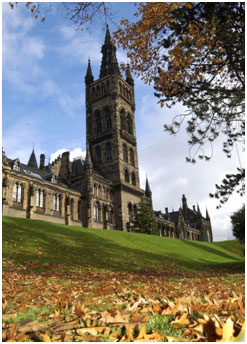 Tower, Glasgow University – highlighting both decayed and replaced stones