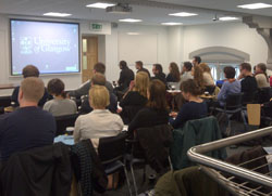 Photograph taken at 4th UK-Finnish Postgraduate Workshop on 8 and 9 November 2012