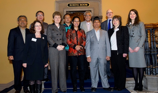 Indonesian Vice Rectors with Andrea Nolan