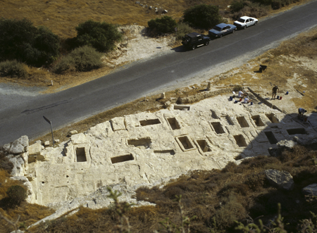 Aerial view of Area B