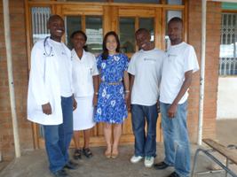 Dr Antonia Ho with her Study Team in Blantyre, Malawi