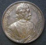 Peter the Great medal obv