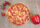 Ham and pineapple nutritional pizza from EatBalanced
