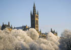 Wintry University Scene