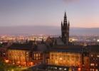 The University of Glasgow at sunset