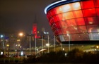 Tower lit up red for World AIDS day