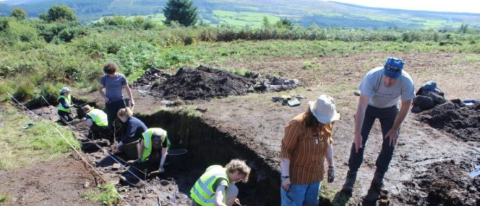 Archaeology students