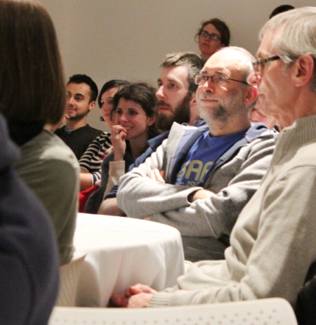 Audience view at Cafe Scientifique, The Lighthouse, 3/3/14