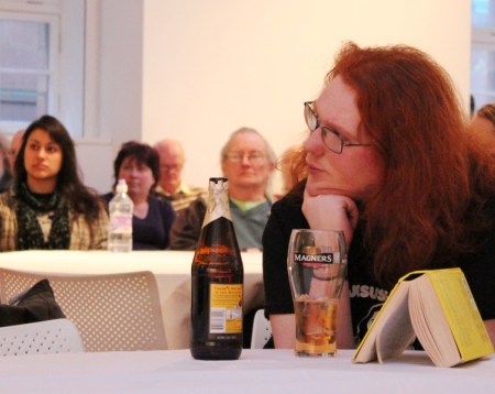 Audience member at Cafe Scientifique, The Lighthouse, 3/3/14
