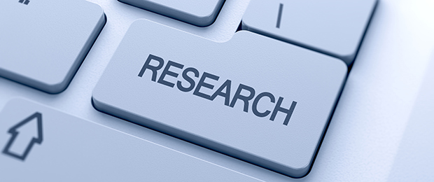 keyboard with 'Research' as return key