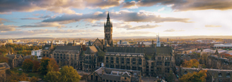 Glasgow university skyline