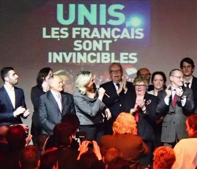 Marine Le Pen, Unis Les Francais Sont Invicibles