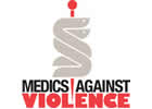 Medics Against Violence logo.