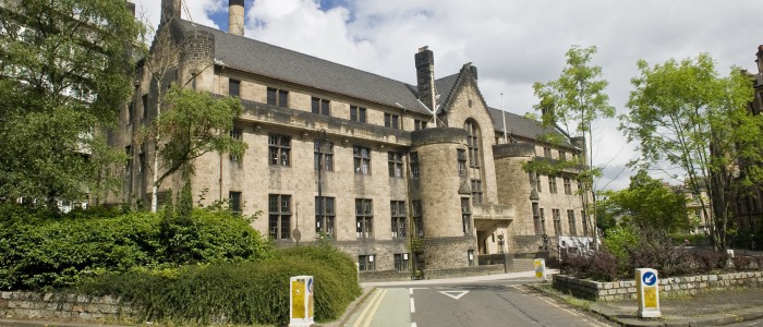 Colour photo of the Glasgow University Union (GUU)