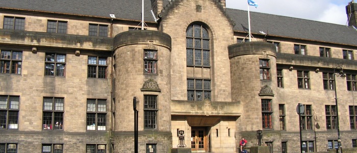 Front of the Glasgow University Union (GUU)