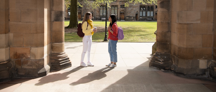 Students at the undercroft