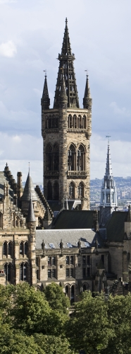 View of the tower from Boyd Orr building