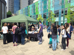Open Day photo at Fraser building