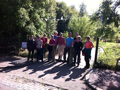 Volunteering in North Kelvin Meadow's Children's wood.