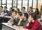 Image of a lecture theatre with people