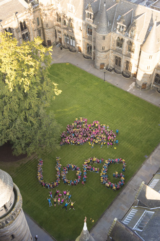 Freshers Week image of students