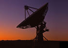 Space satellite dish telescope image 