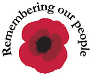 Remembering our people - poppy image