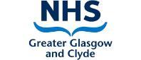 NHS GGC logo in blue
