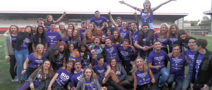 Students on field day