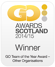 Go Awards Logo - Winner Go Team of the Year award - other organisations