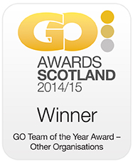 Go Awards Logo - Winner Go Team of the Year award - other organisations