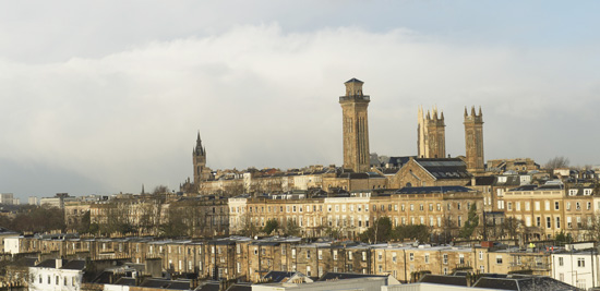 View to the University from Tay House