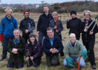 Volunteers clearing gorse Feb 2015