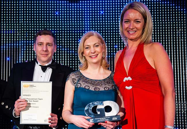 Procurement team presented with GO award