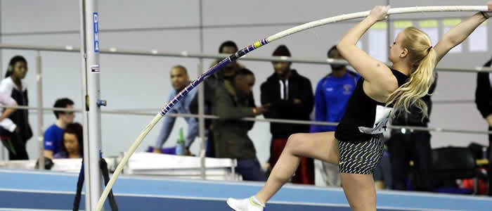 Hannah pole vaulting