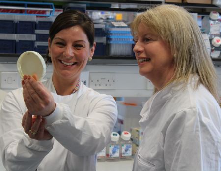 Cabinet Secretary for Health Shona Robison visits the Sir Graeme Davies Building for the launch of the Scottish Healthcare Associated Infection Prevention Institute